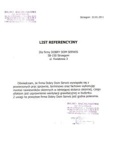 list referencyjny 02